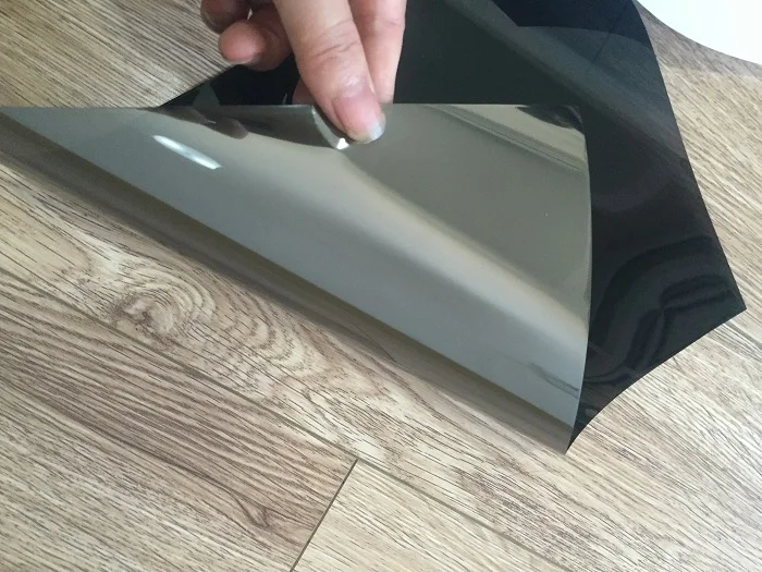 

width 30/40/50/60/70/80/95 by length 150cm Silver Insulation Window Film Stickers Solar Reflective One Way Mirror Black silver