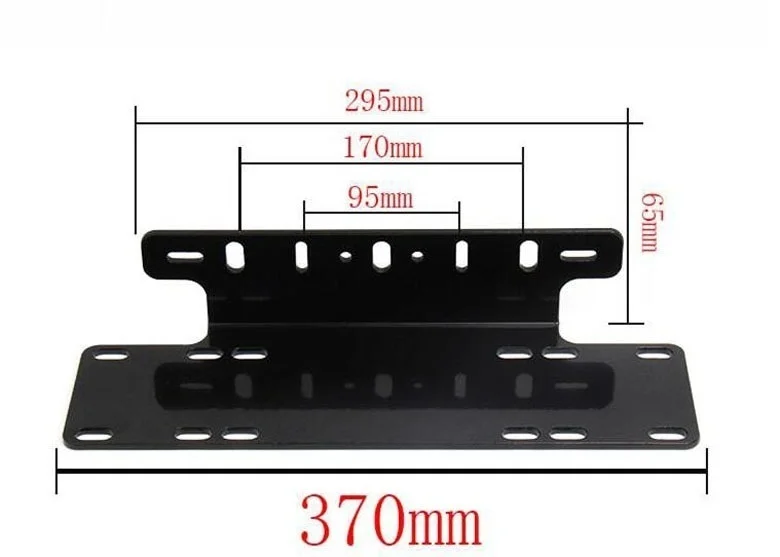Автомобильный Универсальный держатель номерного знака из алюминиевого сплава дополнительный крепежный кронштейн для фонарей держатель прожектора