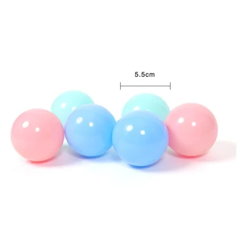

Ocean Ball Macaroon Dry Pool Ball Bulb Shallow Pink Pale Blue Grayish Baby Bite Toy White Black Gray Ball Pit 5.5cm