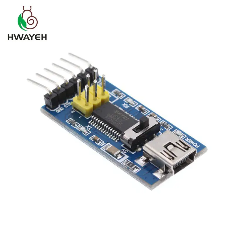 1 шт. Базовая коммутационная плата для arduino FTDI FT232RL USB последовательной ИС Лидер