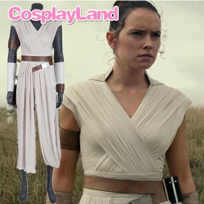 StarWars 9 The Rise Skywalker Cosplay Costume Rey Cosplay Carnival Party Costume Rey Costume Custom Made Suit|Movie & TV - AliExpress