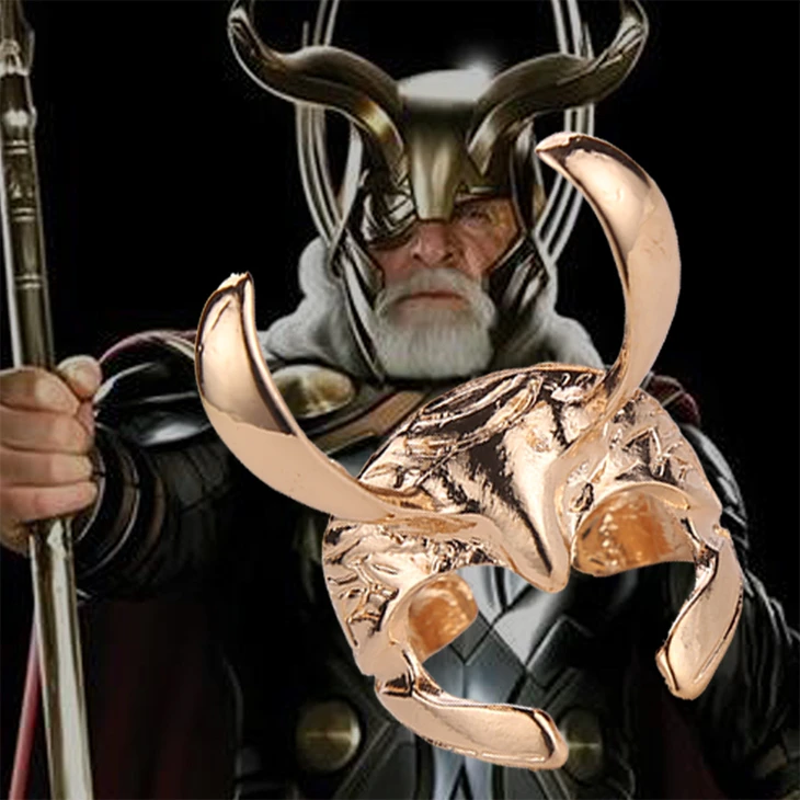 Thor Loki Ring Helmet Dark World Ragnarok Viking Odin Norse Mythology Revenge Gold Silver Color Fashion Jewelry Men Wholesale Silver Jewelry Jewelry For Menring Gold Aliexpress