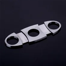 Лидер продаж двойными лезвиями Нержавеющая сталь посеребренные карманные обрезки сигар Ножи ножницы гаджеты сигар ножницы дропшиппинг