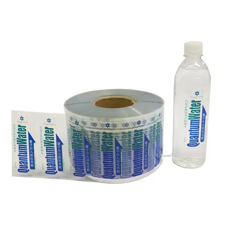 plastic bottle sticker label printing