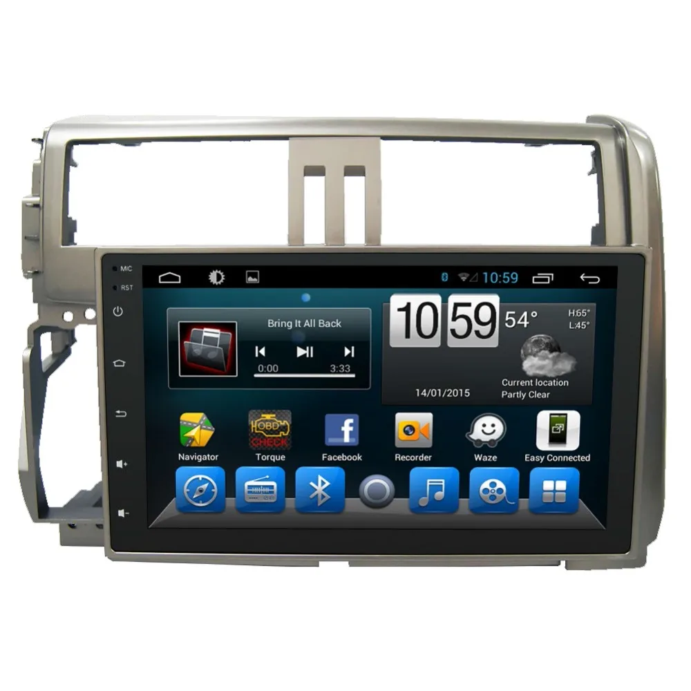 Flash Deal 9" HD 1024*600 Android 6.0 Car DVD Radio GPS Stereo Navi Player for Toyota Land Cruiser Prado 150 Series 2010 2011 2012 2013 1