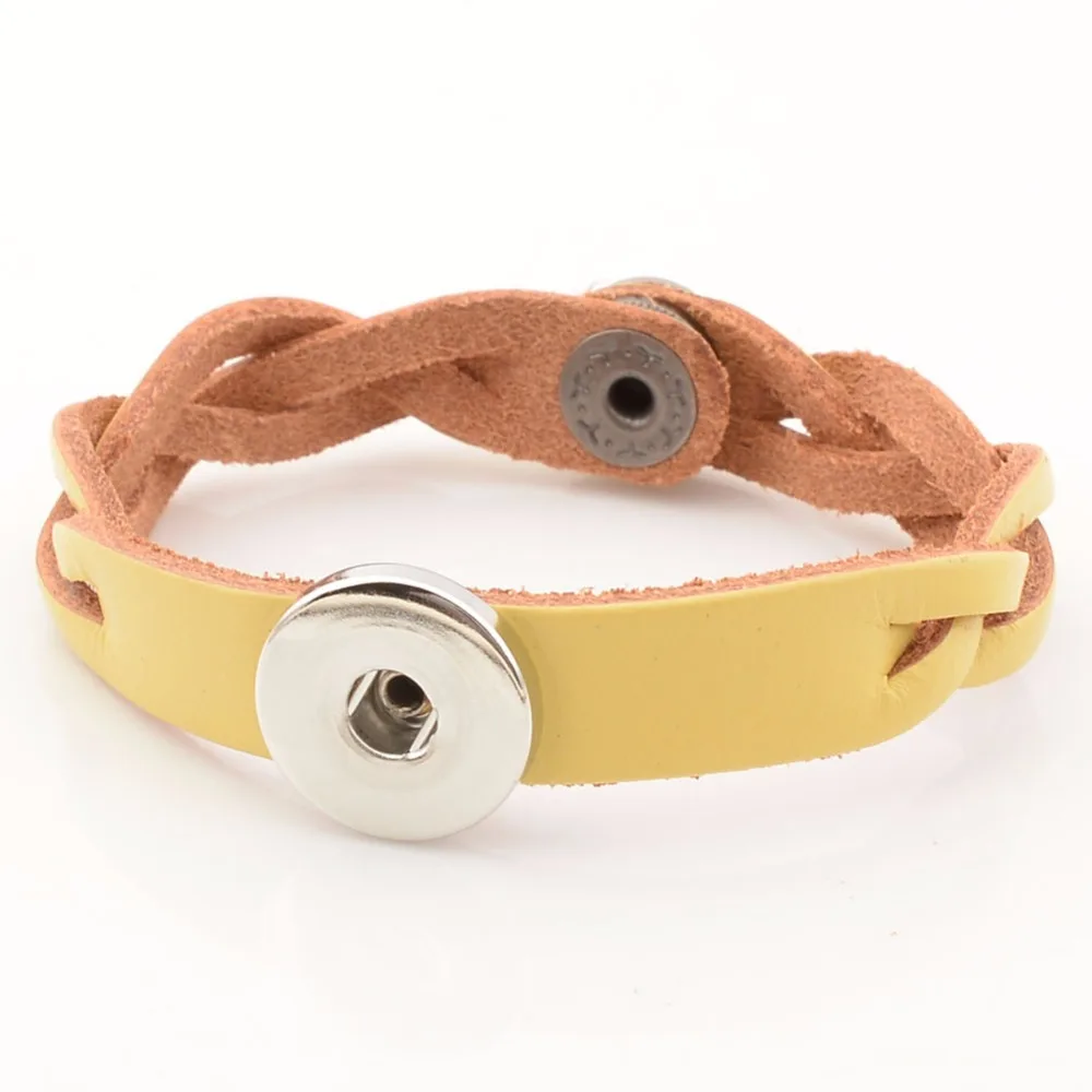 20cm handmade snap Bracelet, snap button bracelets For Women Fit 18mm