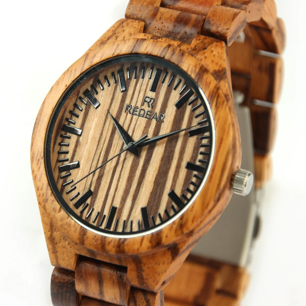 Мужские кварцевые часы с деревянным ремешком в японском стиле|movement watch|movement