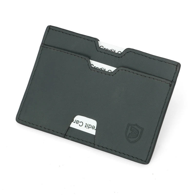 Super Slim Soft Wallet 100% Sheepskin Genuine Leather Mini Credit Card Wallet Purse Card Holders Men Wallet Thin Small (11)
