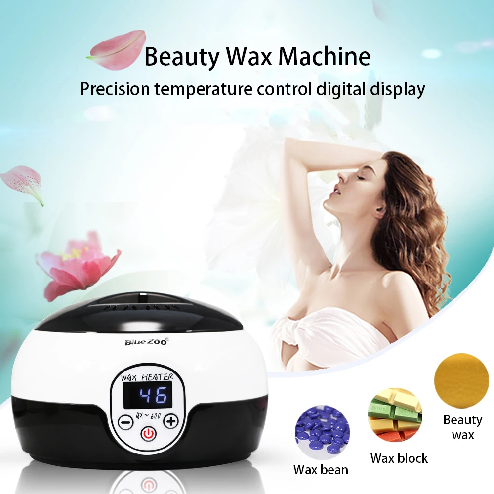 

500ml LED Professional Waxing Heater Wax Warmer Pot Hair Removal Wax Bean Stick SPA Epilator Depilatory Heater Machine