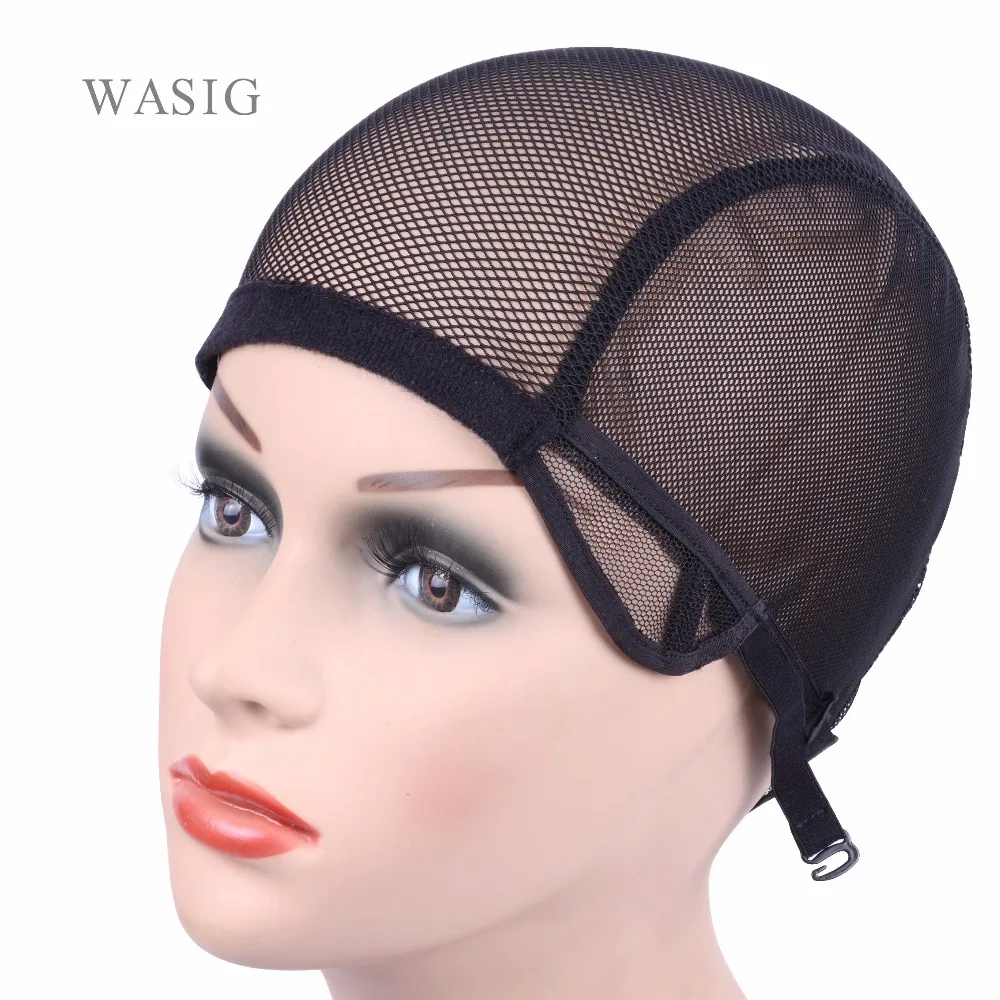

Mesh Wig Cap for Making Wigs with Adjustable Strap on the Back Weaving Wig Cap Stretchable Hairnets