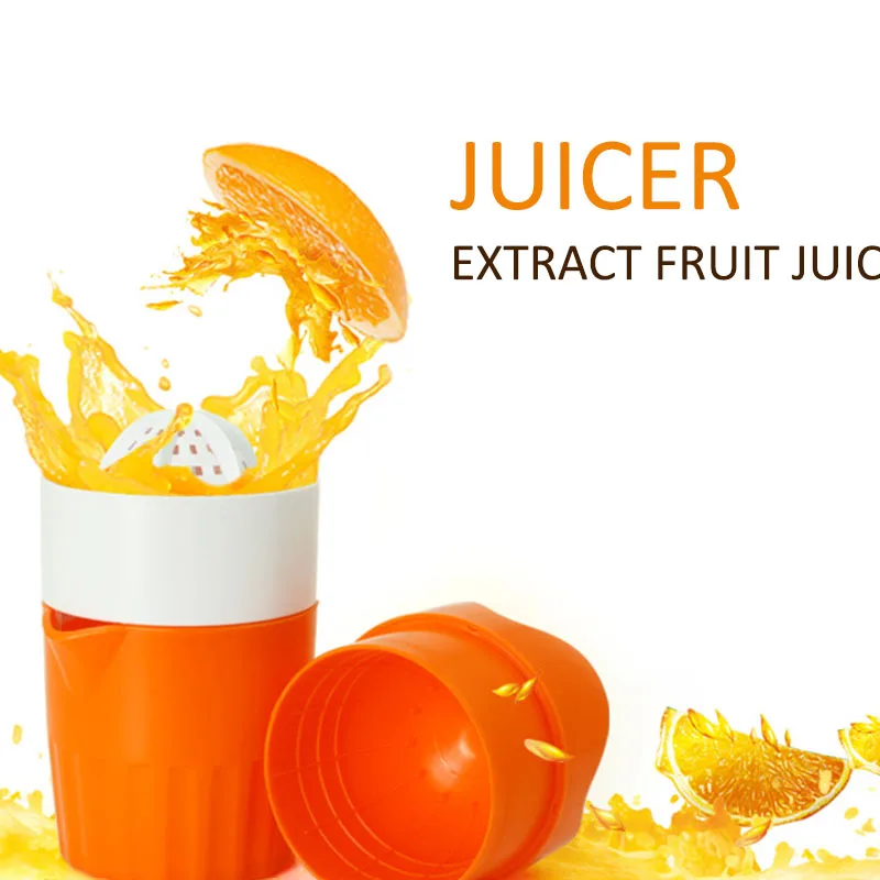

High Quality Manual Juicer Orange Lemon Fruit Squeezer Child Portable Juicer Healthy Life Potable Juicer Machine Blender 300ML