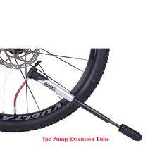 17 см Портативный MTB/дорожный велосипедный Шредер клапан насос Надувное удлиняющая трубка Аксессуары для велосипеда