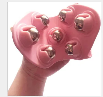 

Massage roller bead Meridian Dredge Apparatus 360 degree rotating steel ball massage guasha apparatus
