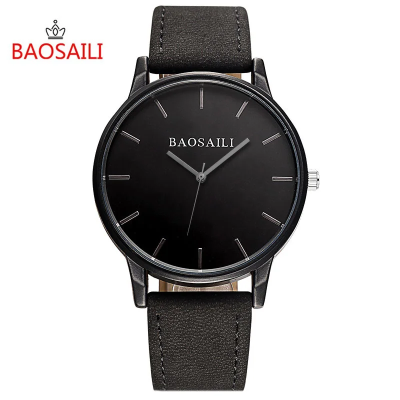 

BSL996 BAOSAILI Japan Movement Stainless Steel Back Business Man Watch Waterproof life Alloy Watches For Men