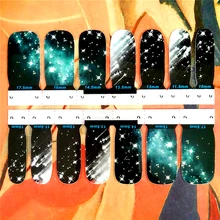 Nail Wraps Stickers, Marvelous Universe Designs, Waterproof Nail Arts Polish Gel Foils Keep 2-3 weeks