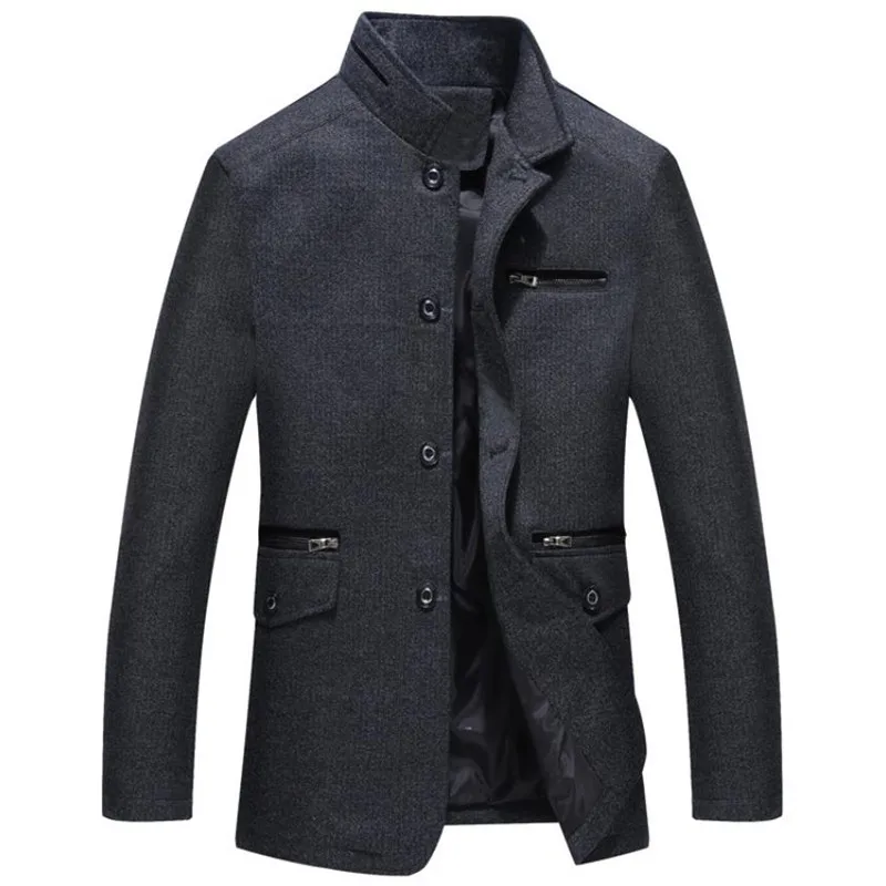

Spring and Autumn Men's Jacket Business Casual Men's Jacket Solid Color coat