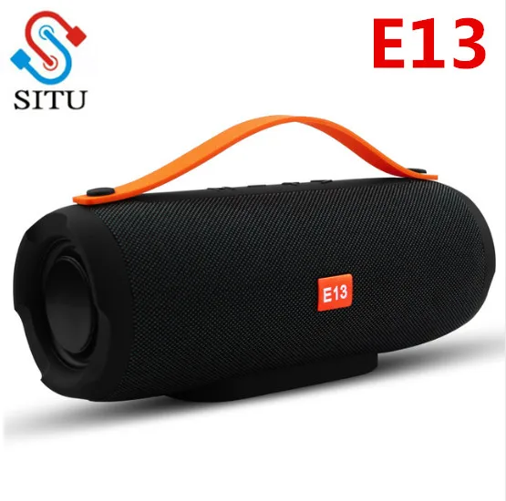 

E13 Mini Portable Wireless Bluetooth Speaker Stereo Speakerphone Radio Music Subwoofer Column Speakers for Computer with TF FM