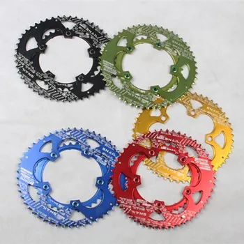 

110mm BCD Road Folding Bike Bicycle Five Hand Crank Double Oval Chairing Crankset Chain Wheel with five screws