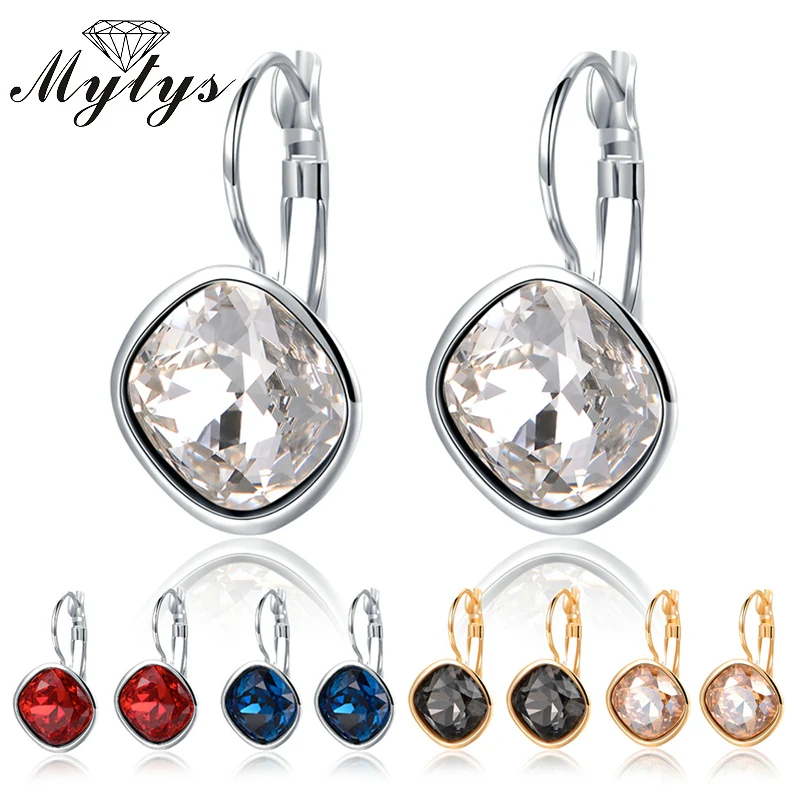 

Mytys New Arrival Trendy Fashion Earring Crystal Dangle Drop Earrings for Women Jewelry Gift CE196 CE197 CE198 CE199 CE200