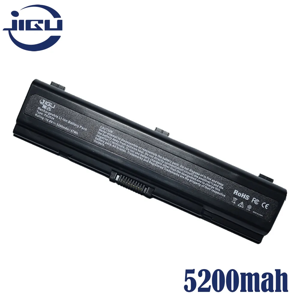 JIGU PA3534U 1BAS 1BRS Аккумулятор для ноутбука Toshiba Satellite A200 A205 A210 A215 L300 L450D L500 L505 L555|battery for