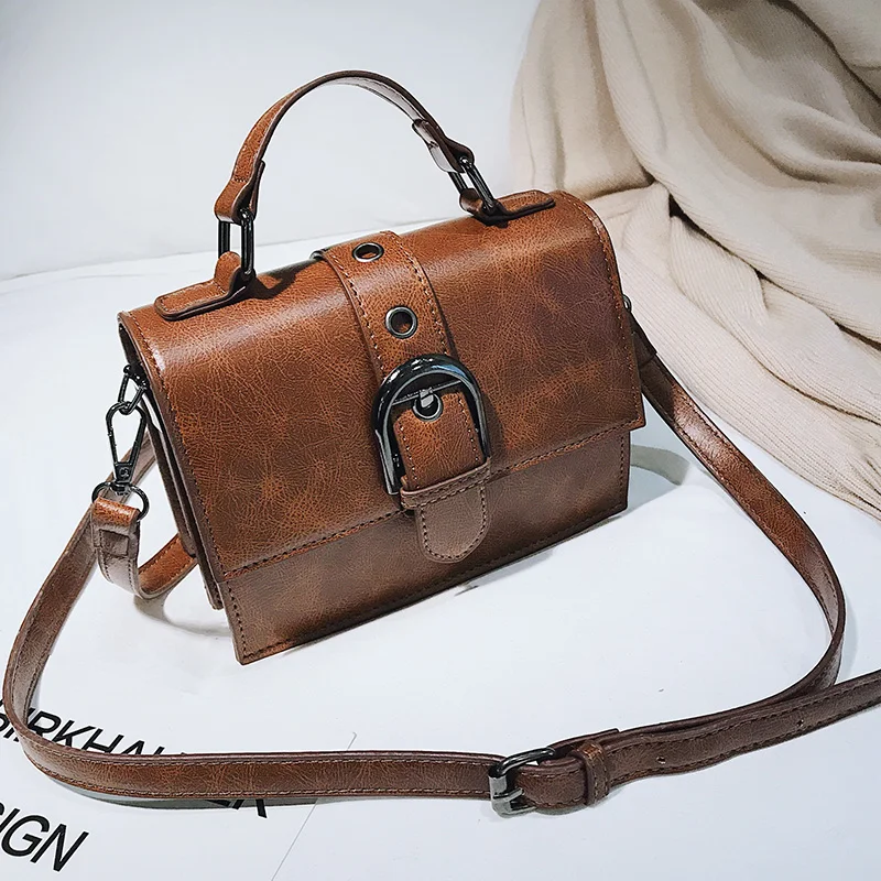 

Yuhua, 2019 new fashion woman handbags, simple Korean version women bag, trend chain shoulder bag, retro messenger bag.