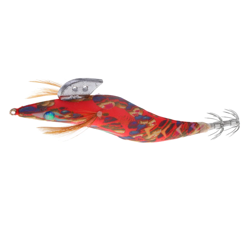 Squid Cuttlefish Lure Hook Lifelike 3D Eyes Specially-Designed Shrimp Shape Bionic Fake Fishing Bait Senuelo de pesca