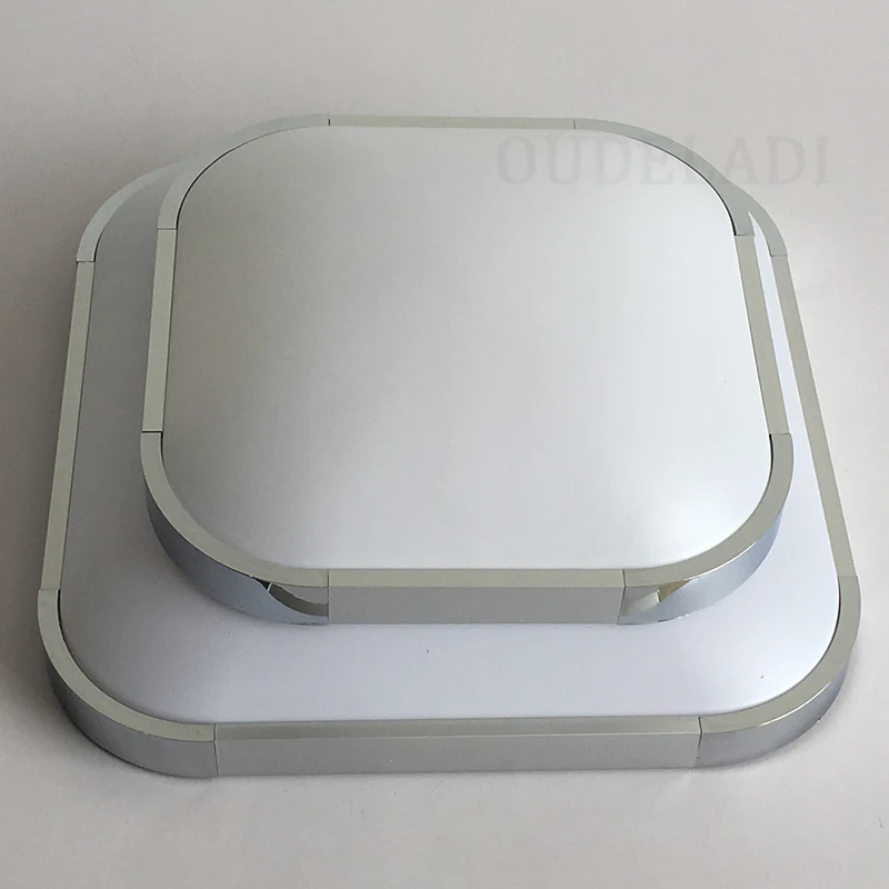 cheap Modern LED Ceiling Lights Silver Aluminum Frame Super Acrylic lampshade 12W24W36W Bedroom Aisle Balcony Ceiling Lamp Home Decor