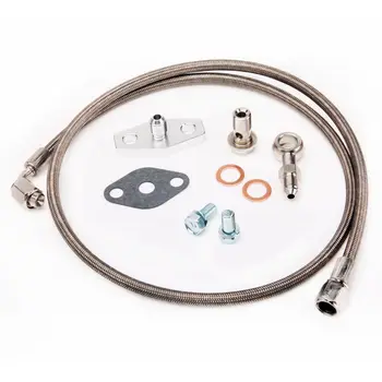 

Kinugawa Turbo Oil Feed Line Kit for TOYOTA 1JZ-GTE with for Garrett T3 T4 T04B T04E T04R Flang
