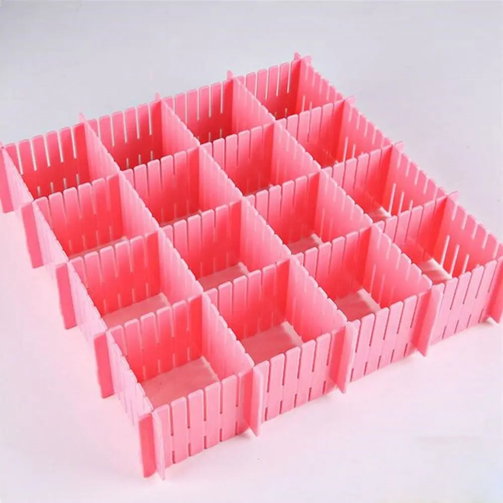 

1 pcs DIY Grid Drawer Divider Household Necessities Plastic Storage Home Organizer