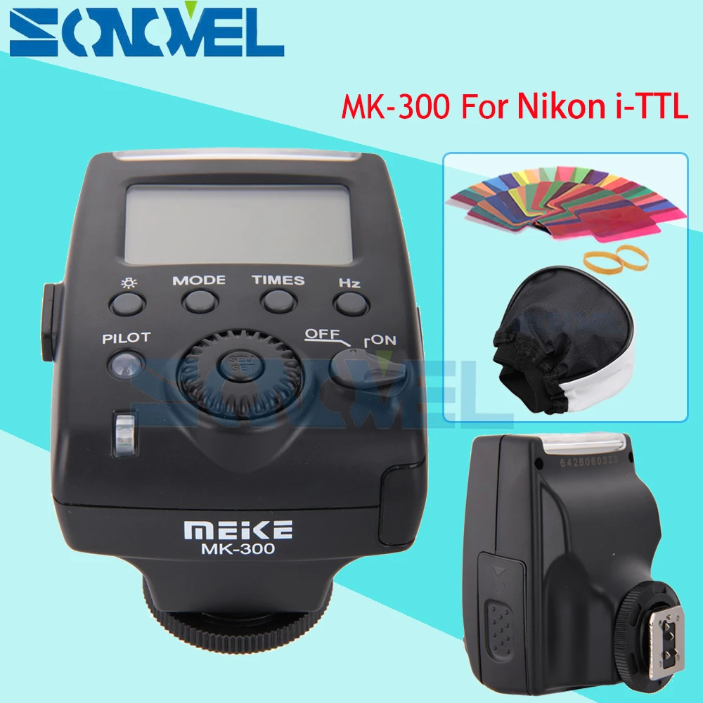 Meike MK 300 MK300 LCD i TTL Flash Speedlite GN30 for Nikon Camera