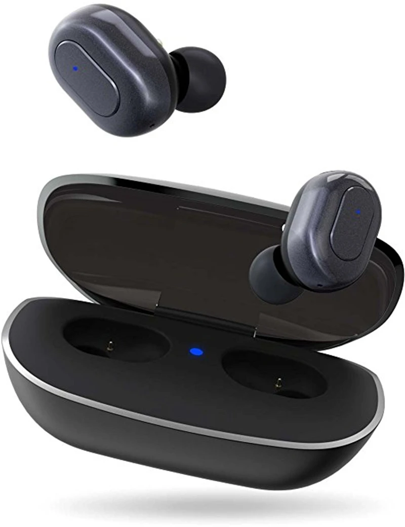 Mini Twins Bluetooth Headset Invisible In-Ear Earphones with Built-in Mic and Magnetic Charging Case for iPhone Android Samsung iPad (2)