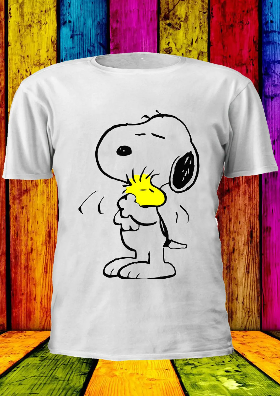 

Doggie PEANUTS Cartoon Happy Cute T-shirt Top Women Tee Gifts Dropshipping