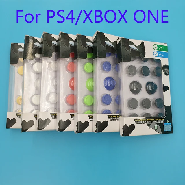 Special Price 14 in 1 Thumb stick Joystick Cap Grips for PS4 Controller Black With Retail box packing For XBOX ONE Analog Joystick Grips Caps