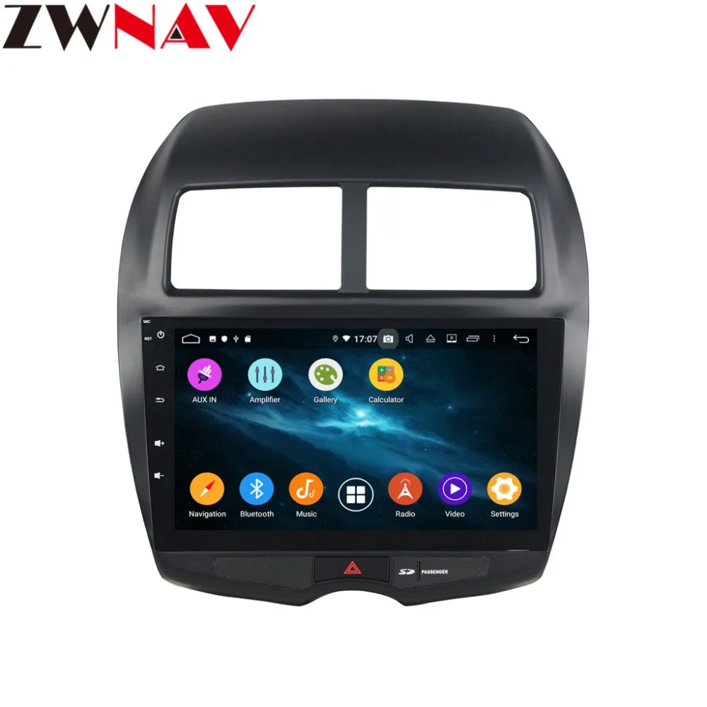 Sale 10.2” Android 9 4+64G DSP Car Player 2 din GPS Navigation For Mitsubishi ASX 2010-2012 Head Unit Multimedia Player Tape Recorder 3
