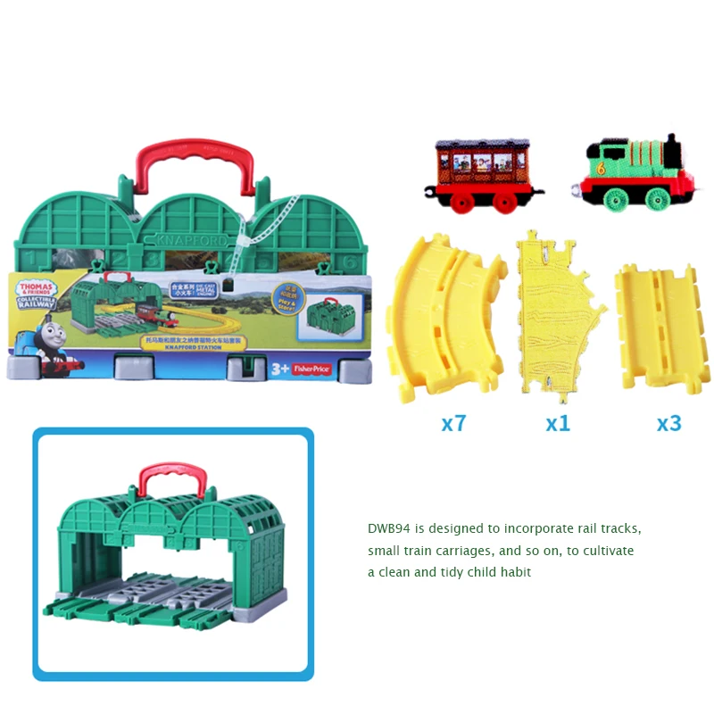 Бренд Томас и его друзья Knapford станция сплав поезд трек игрушка Модель автомобиля игрушки-машинки литые игрушки для детей Juguetes