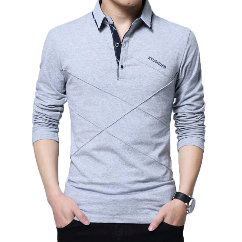 

Brand Clothing 2019 T Shirt Men Casual T-shirt Fashion Long Sleeve Solid Shirts Camisa Masculina Tshirt Homme Plus size 4XL 5XL