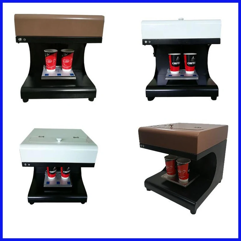 US $1.180.00 Intelligent Self Protect System edible ink 2 cups Coffee Printer amp 3D coffee printer