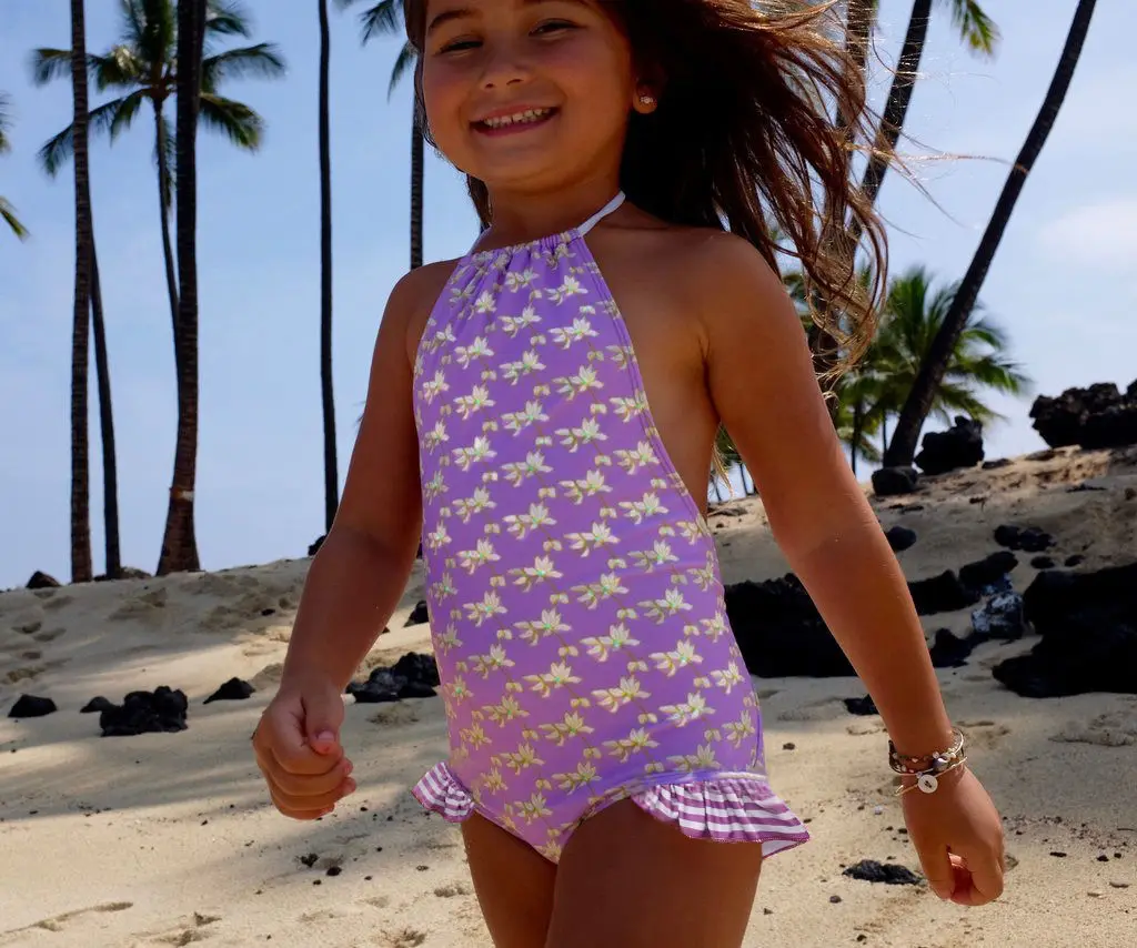 ITFABS Малышей Дети Девочка Tankini Цветочные Бикини Купальники Летний Пляж Монокини