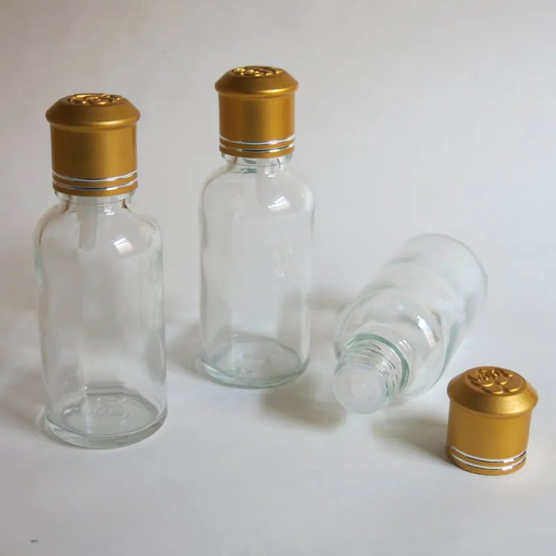 wholesale wholesale 30ml clear glass bottle with reducer dropper and