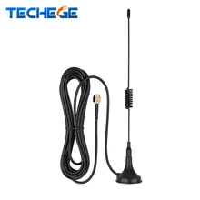 1PCS Wifi Antenna 2.4G 3dbi hing gain Sucker antenna 3 meters extension cable Work for WIFI Camera Wireless cameras