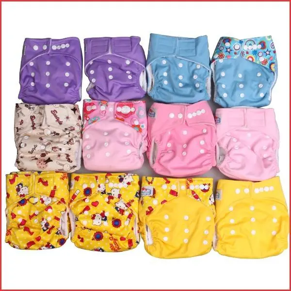 Free Shipping Promotion Baby Washable diapers BIG SALE 100 pieces Cloth