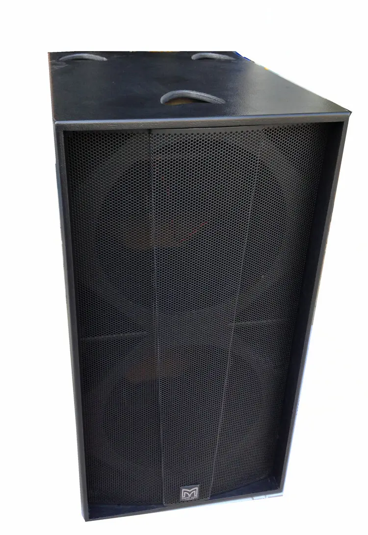 Dual 18 inch plywood wholesale speaker empty subwoofer dual 18