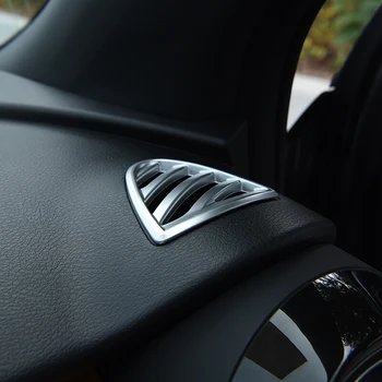 

ABS Matte For Nissan Kicks 2017 2018 Accessories Car front Small air outlet Decoration Cover Trim Interior Stickers Car Styling