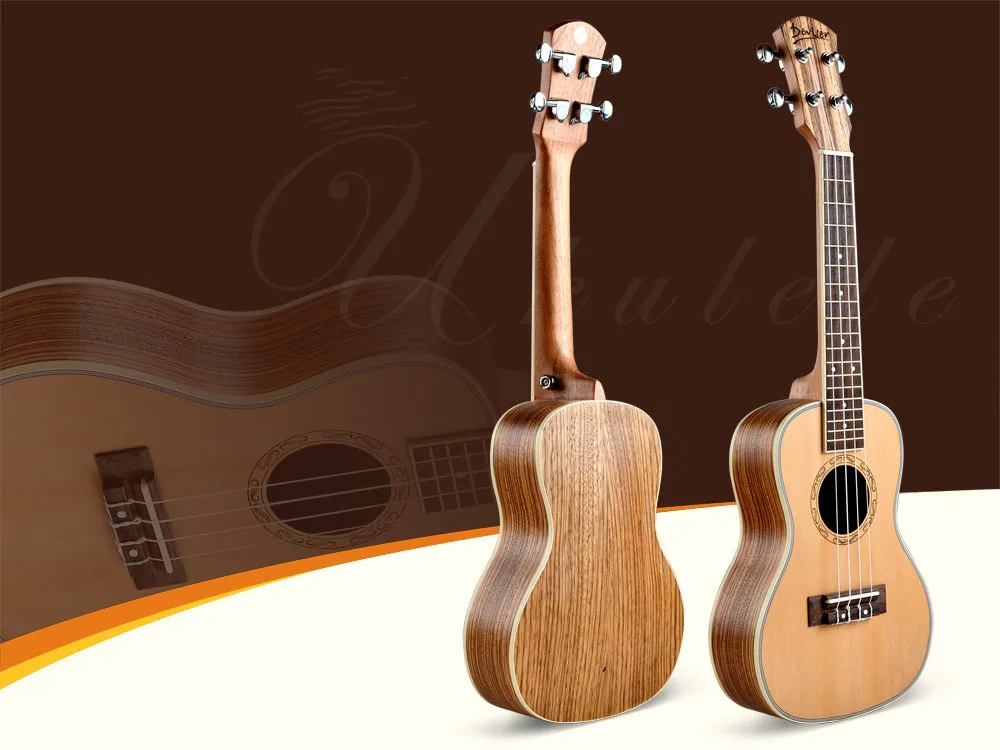 Deviser 24" Ukulele Hawaii Guitar Four string MINI Uke For Beginnerin