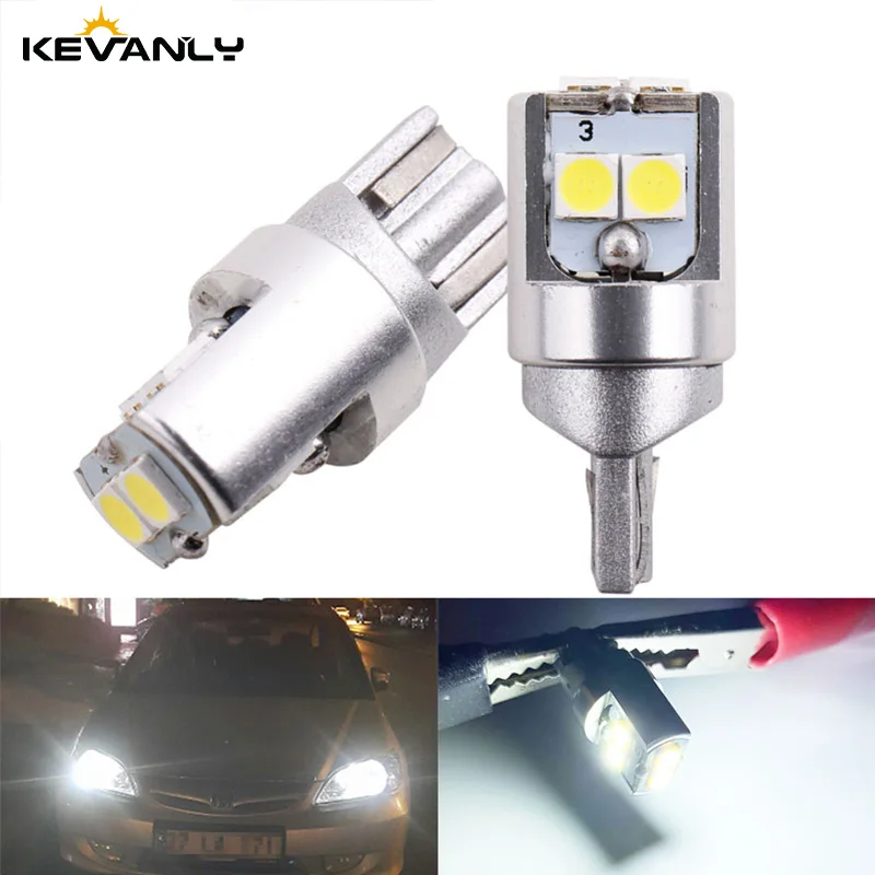 

2PCS CANBUS T10 led w5w 194 168 W5W 194 168 3030 DRL Car Auto Sidemarker Parking Width Interior Dome Light Reading Lamp 12V