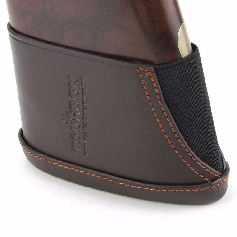 Tourbon Tactical Hunting Gun Accessories Shotgun Buttstock Rifle Extension Leather Slip-on Recoil Pad Gun Protector Shooting tourbon tactical universal gun case hunting gun storage rifle shotgun carrier with lock gun accessories