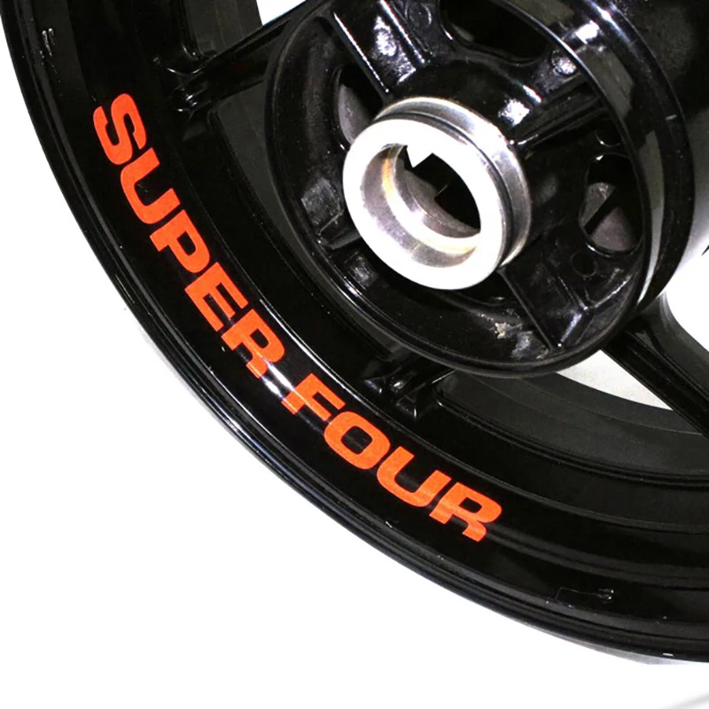 Motorcycle Wheel Sticker Decal Reflective Rim Bike Suitable for HONDA SUPER FOUR | Автомобили и мотоциклы