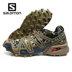 Новый Salomon обувь для мужчин Скорость Крест 3 CS спортивная обувь камуфляж беговые мужские кроссовки спортивная X Ultra Prime обувь отличный