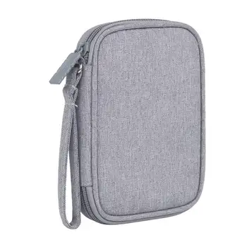 

Travel Carrying Case for Small Electronics and Accessories Earphone/Earbuds/USB Cable/Power Band Change Purse Travel Pouch Bag