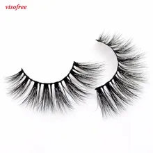 Visofree ресницы норка ресницы 3D норки волос ресницы эффектный высокий объем Накладные ресницы жестокости Полный Газа Lashes D119